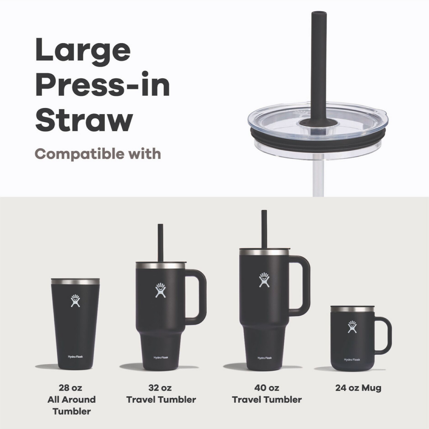 Large Press-In Straw Lid