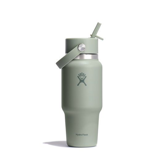 24oz (709mL) Wide Mouth Flex Straw Travel Bottle