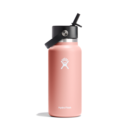 32oz (946mL) Wide Mouth with Flex Straw Cap - Grapefruit