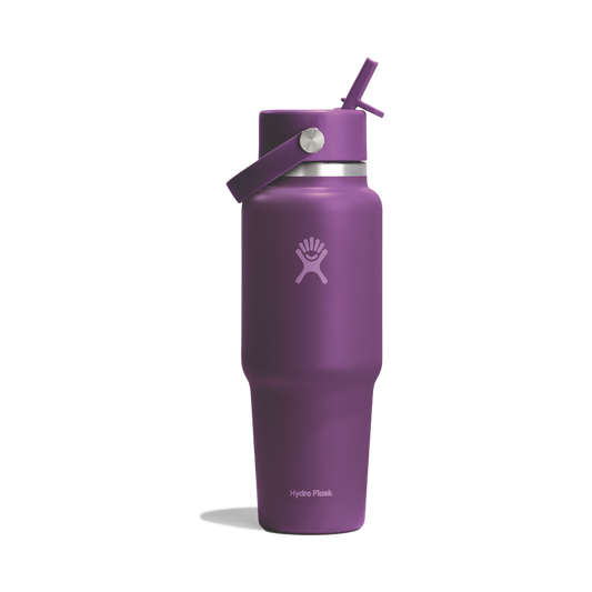 32oz (946mL) Wide Flex Straw Travel Bottle - Tonal