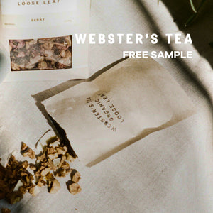 Webster's tea + Discount Brochure