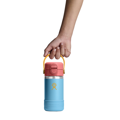 12oz (354mL) Kids Wide Mouth Covered Cap and Boot