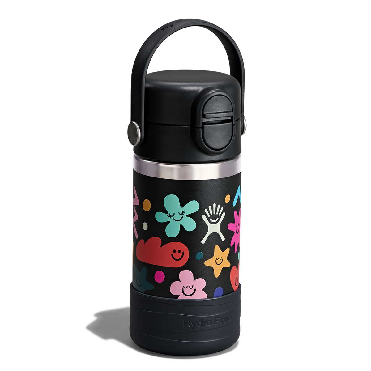 12oz (354mL) Kids Bottle with Straw Lid and Boot