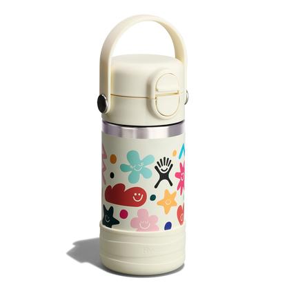 12oz (354mL) Kids Bottle with Straw Lid and Boot