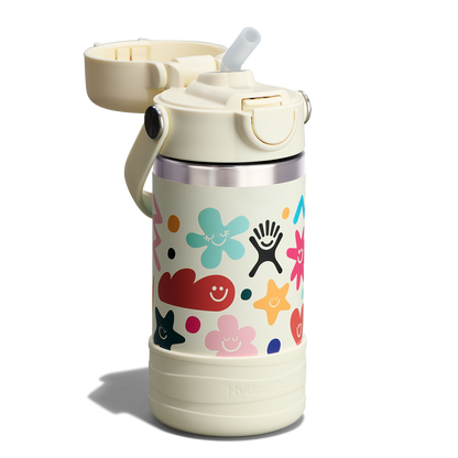 12oz (354mL) Kids Bottle with Straw Lid and Boot
