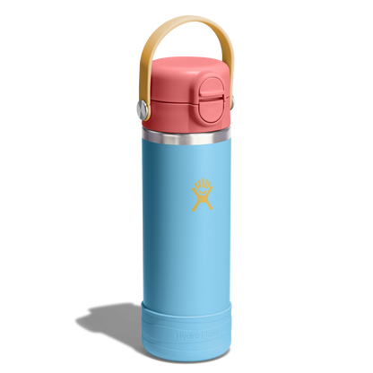 18oz (532mL) Kids Wide Mouth Covered Cap and Boot