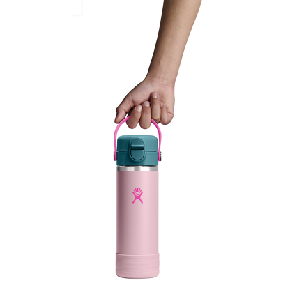 18oz (532mL) Kids Wide Mouth Covered Cap and Boot