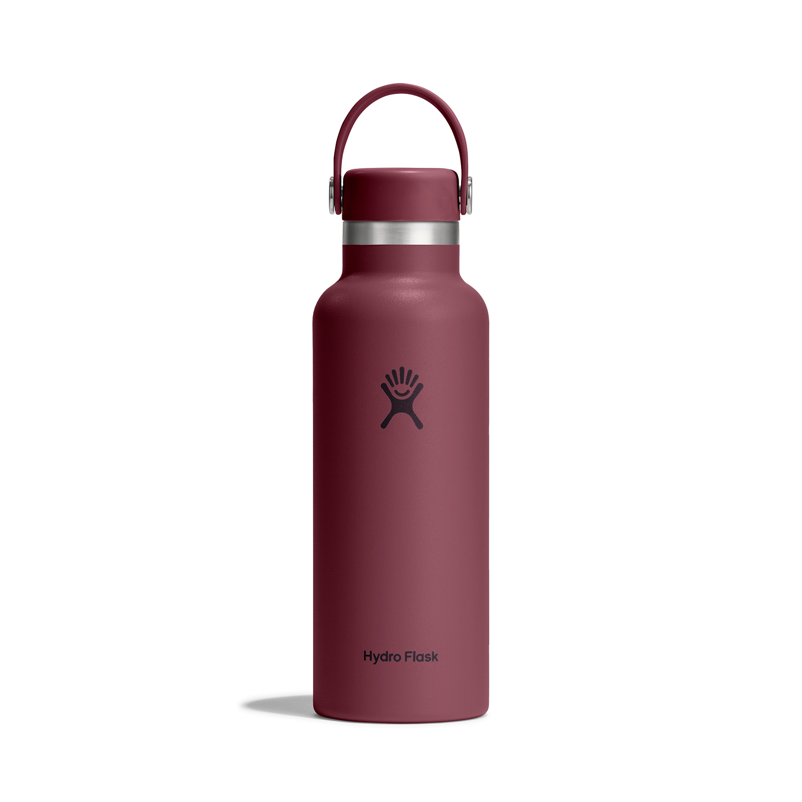 18oz (532mL) Standard Mouth Flex Cap - Burgundy