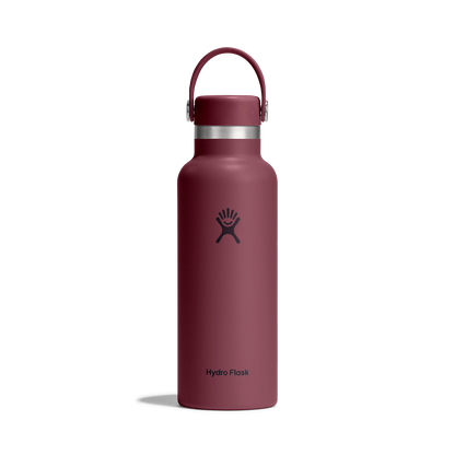 18oz (532mL) Standard Mouth Flex Cap - Burgundy