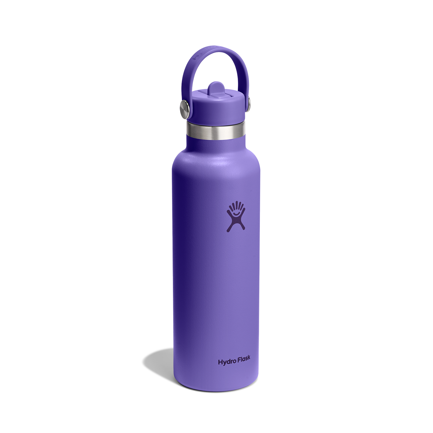 21oz (621mL) Standard Mouth Flex Straw Cap - Utopia Purple