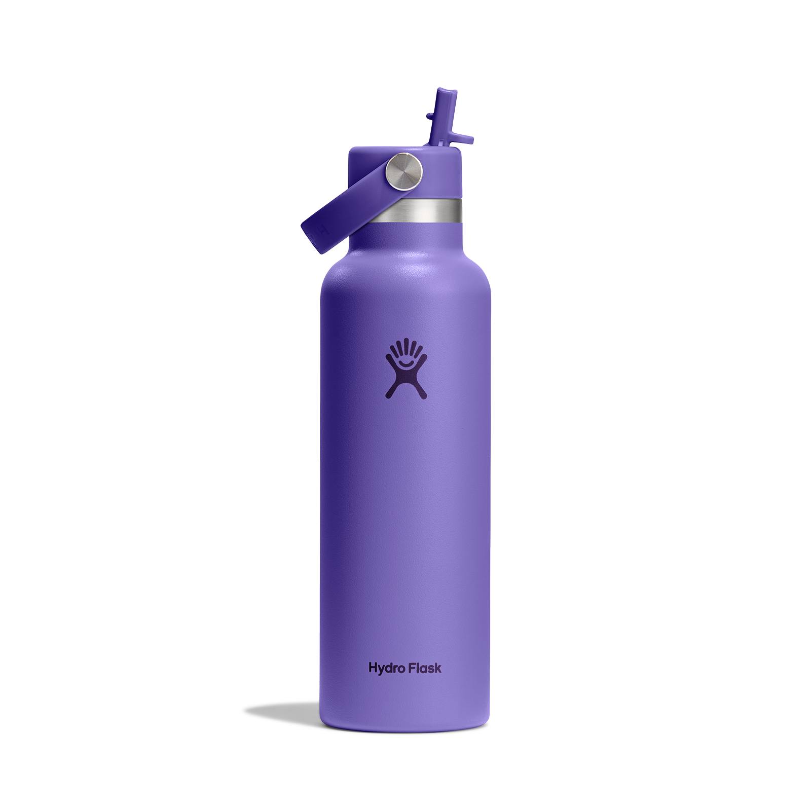 21oz (621mL) Standard Mouth Flex Straw Cap - Utopia Purple