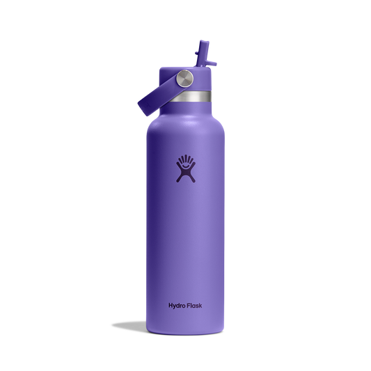 21oz (621mL) Standard Mouth Flex Straw Cap - Utopia Purple