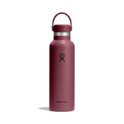 21oz (621mL) Standard Mouth Flex Cap - Burgundy