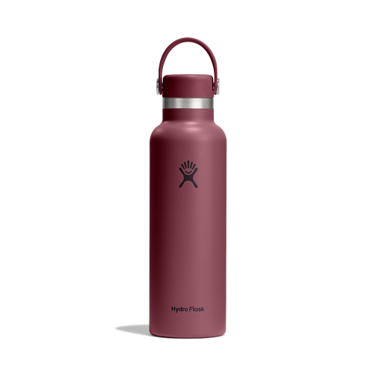 21oz (621mL) Standard Mouth Flex Cap - Burgundy