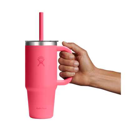24oz (710mL) Travel Tumbler Clear Lid