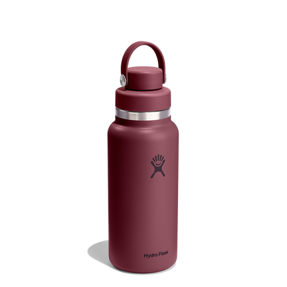 32oz (946mL) Wide Mouth Flex Chug Cap - Burgundy