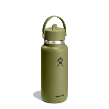 32oz (946mL) Wide Mouth Flex Straw Cap - Palmer Green