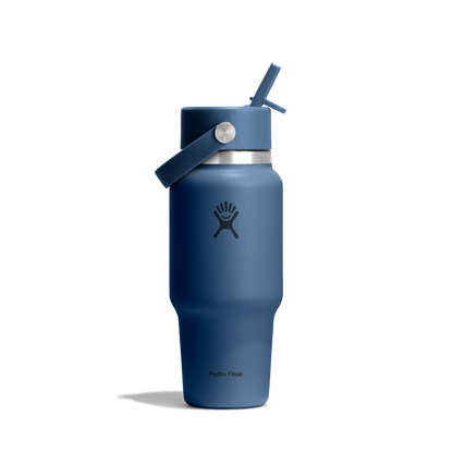 24oz (709mL) Wide Mouth Flex Straw Travel Bottle