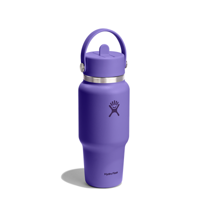 24oz (709mL) Wide Mouth Flex Straw Travel Bottle - Utopia Purple