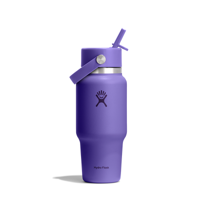 24oz (709mL) Wide Mouth Flex Straw Travel Bottle - Utopia Purple