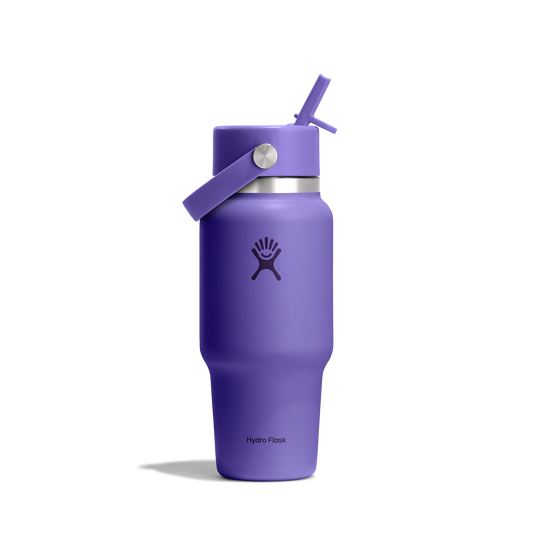 24oz (709mL) Wide Mouth Flex Straw Travel Bottle - Utopia Purple