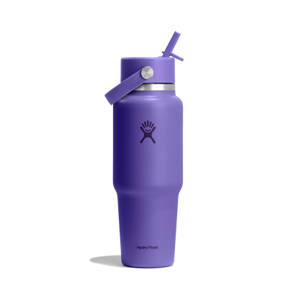 32oz (946mL) Wide Mouth Flex Straw Travel Bottle - Utopia Purple