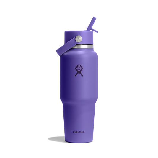 32oz (946mL) Wide Mouth Flex Straw Travel Bottle - Utopia Purple